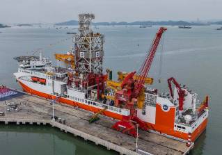 China's first deep-ocean drilling vessel enters service