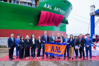 AAL reaches half-way mark for Super B-Class deliveries, with its fourth vessel, ‘AAL Antwerp’, ready for maiden voyage