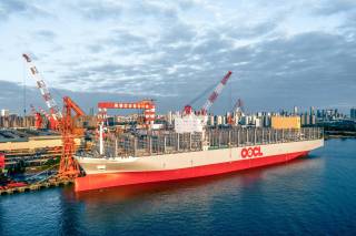 OOCL Unveils its Second 16,828 TEU Vessel, OOCL Iris