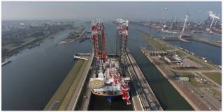 Van Oord’s brand-new offshore installation vessel Boreas arrived in the Netherlands