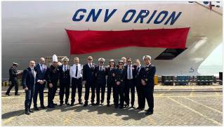Guangzhou Shipyard International (GSI) delivers dual-fuel RoRo passenger ship to GNV