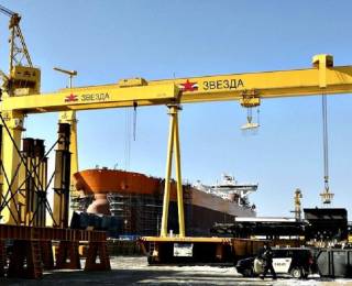 The first chemical tanker of MR type has been laid down at the Zvezda Shipbuilding Complex