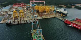 Jan De Nul Loads First Jackets For TPC Offshore Wind Farm in Taiwan