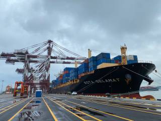 PIL’s SWS and WS6 services call at new Busan Container Terminal in Korea