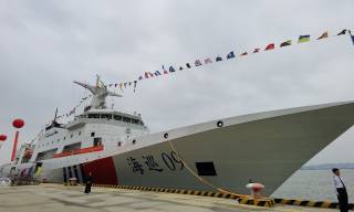 China's first 10,000-ton class maritime patrol vessel Haixun 09 in use