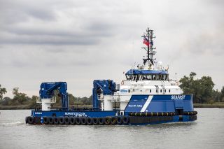 Seafast Marine’s RSV naming ceremony at Damen Shipyards Hardinxveld