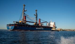Arrival of mobile harbour cranes signals new era for container handling at Port of Newcastle