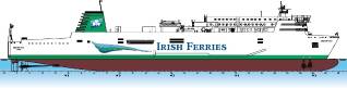Irish Ferries adds third Ro-Ro ferry to its Dover to Calais route