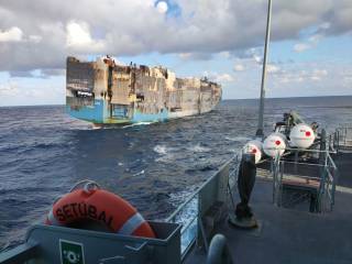 Vehicles Carrier Felicity Ace Carrying Porsches, VWs, and Lamborghinis Sinks After Days on Fire