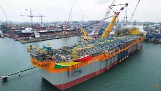 WATCH: First series of Topside Modules lifting for Prosperity FPSO