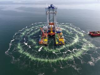 Van Oord’s heavy lift vessel Svanen completes installation works for Danish Kriegers Flak Offshore Wind farm