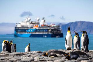 First Expedition Ship Naming Ceremony In South Georgia