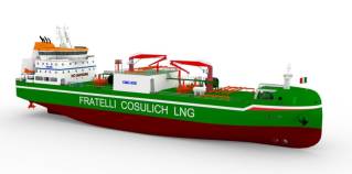 Fratelli Cosulich Orders LNG Bunkering Vessel in China