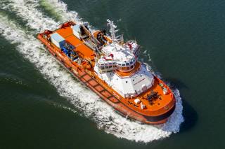 Robert Allan Ltd. RAmpage 6000-ZM Spill Response Vessel delivered by Uzmar Shipyard to Kuwait Oil Company