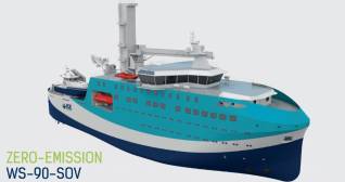 ICE developed SOV design suitable for emission free operations and cost-effective maintenance of offshore wind farms