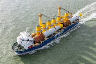Jumbo Shipping Completes Hornsea Two OWF Transition Piece and Monopile Transport for DEME Offshore