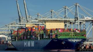 Largest Container Ships In The World Visit The ECT Delta Terminal