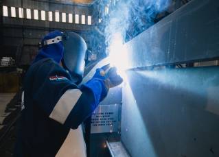 Damen Shipyards Cape Town lays keel for third South African Navy Vessel MMIPV