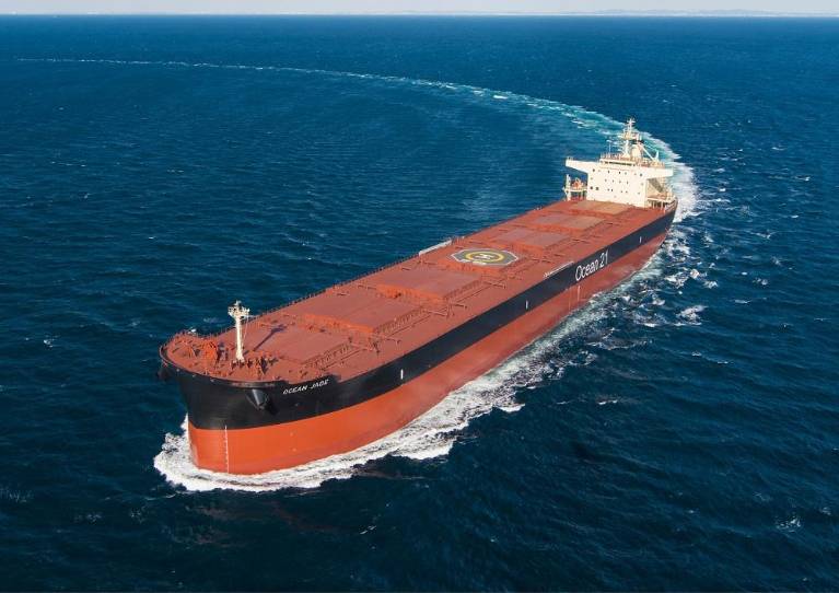 MES-S delivers 87,000 DWT type bulk carrier Ocean Jade - VesselFinder