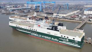 The Eco Malta Delivered to the Grimaldi Group