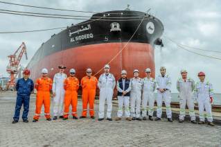 Kuwait Oil Tanker Company takes delivery of giant crude oil tanker Al-Siddeeq