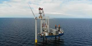 Jan De Nul halfway through installation of a 600 mw Kriegers Flak wind farm