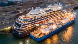 Gasum bunkered LNG to cruise operator PONANT’s new polar explorer in Le Havre expanding Gasum’s network to France