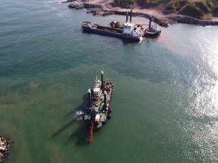 Expansion of Aberdeen Harbour by Van Oord in full swing