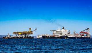Spectacular sight on River Forth as world’s largest construction vessel offloads cargo