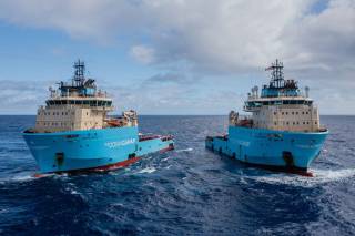 Maersk Supply Service vessels will continue to support The Ocean Cleanup for another year