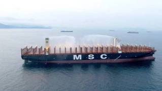 DNV GL awards MSC new container ship fire safety notation