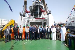 Albwardy Damen delivers two ASD 2811 Tugs to Rawabi Vallianz Offshore Services