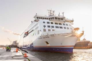 Stena Estrid makes her debut on the Irish Sea