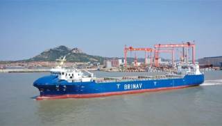 China's first self-developed autonomous container ship delivered for operation