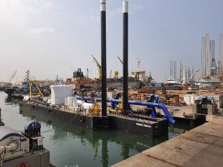 Damen launches its first Middle-East-built cutter suction dredger type CSD650