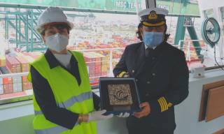 MSC Sixin, the second largest container vessels in the world, now has its “Socarrat”