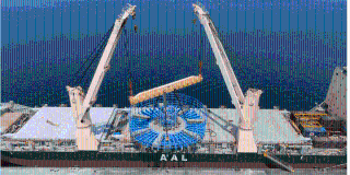AAL Transports Giant Cable Carousel from Dubai to Taiwan for Offshore Clean Energy Project