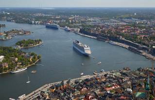 Ports of Stockholm welcomes the first of 230 cruise ships