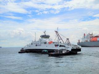 Sailaway of Sembcorp Marine’s Second Newbuild Zero-emission Battery-powered Ropax Ferry