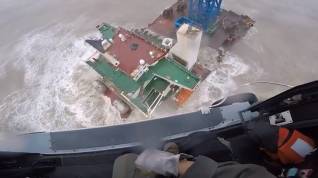 China Rescues 4 Crewmembers, Recovers 12 Bodies in Search After Wind Ship Sinks (Video)