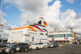 Tallink Grupp’s vessel Baltic Queen arrives in Riga for the first time