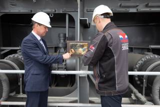 Keel-laying ceremony held for lead icebreaking LNG carrier ordered by SCF from Zvezda for Arctic LNG 2