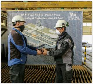 Helsinki Shipyard starts building expedition cruise vessel duo