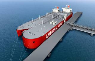 Mitsubishi Shipbuilding Completes Conceptual Study on Floating Storage and Regasification Unit (FSRU) for Ammonia Together with Mitsui O.S.K. Lines