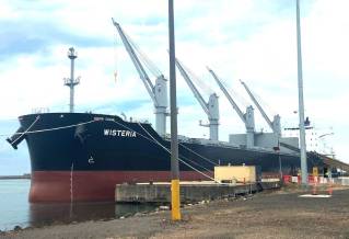Port of Portland welcomed MV Wisteria on her maiden voyage