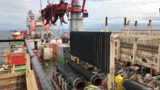 Russian pipe-layer stops near Nord Stream 2 pipeline site