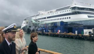 Spotted: State-of-the-art vessel Color Hybrid named in Sandefjord