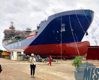 Stolt Nielsen’s first 7,500-cbm LNG carrier launched in China