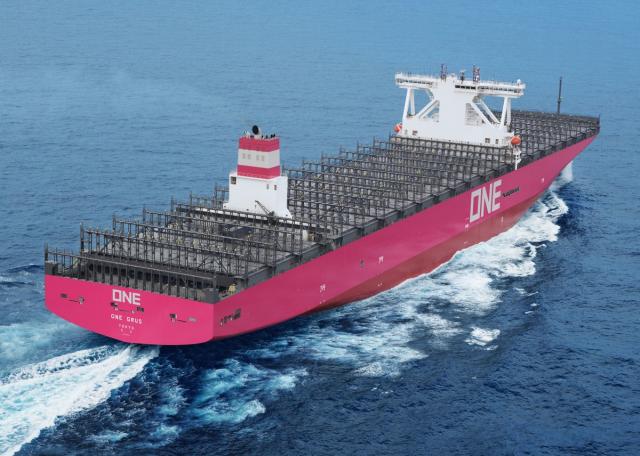 ocean-network-express-one-announces-delivery-of-14-000-teu-container