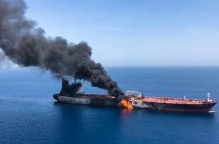 US releases video it claims shows Iran removing mine from tanker